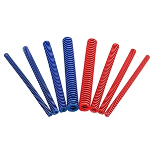 美标300mm长模具弹簧 蓝色/红色 加长矩形扁弹簧大内孔径优质扁簧