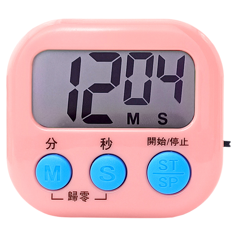 计时器厨房烘焙定时器学生学习自律电子闹钟表大音量倒计时提醒器