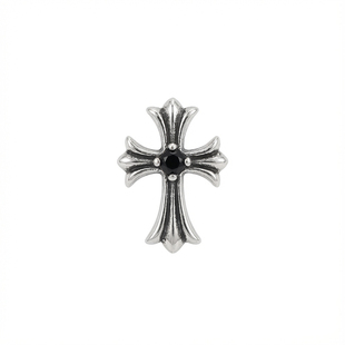 高品质克罗心美甲金属饰品2026新款百搭十字架电镀合金指甲装饰品