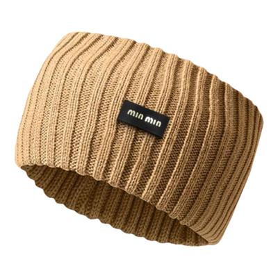 宽版束发带字母束发带保暖头套