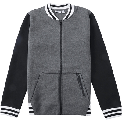 灰色棒球服ENERGETICS跑步立领女