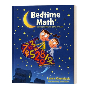 英文原版 Bedtime Math A Fun Excuse to Stay Up Late 睡前数学1熬夜的有趣借口 精装 英文版 进口英语原版书籍