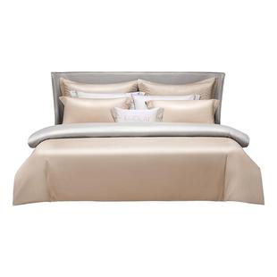 罗莱家纺100支简约全棉纯棉长绒棉长绒棉床单单件单人双人纯色