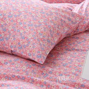 少女碎花床单单件 单双人1.2m1.51.82.0米ins 纯棉小清新全棉被单