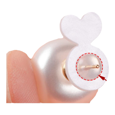 硅胶汉堡白色亚克力透明耳堵