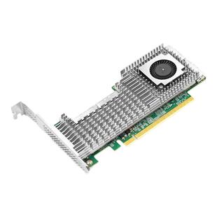 PCIe5.0 x16 转 4 口内置 MCIO 8I NVMe 8口U.2 硬盘  AI显卡扩展