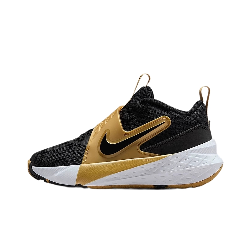 Nike耐克男女鞋Team Hustle 12幼童运动鞋易穿脱篮球鞋HF6280-003