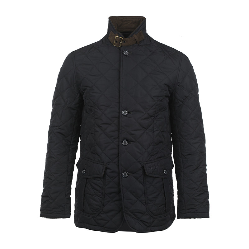 【自营】BARBOUR26FW纯色绗缝单排扣宽松男士长袖夹克外套