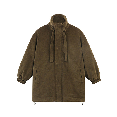 小小大星球昆布绿灯芯绒棉服