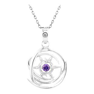 神印王座项链幸运石正版联名动漫周边圣采儿轮回灵炉死神镰刀吊坠