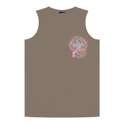 梁拌泡菜无袖背心美式