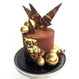 10个装金球银球蛋糕装饰插件金珠烘焙蛋糕配件蛋糕装饰圆球甜品台