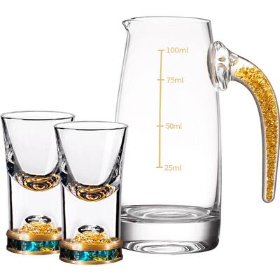【酒具第一品牌】白酒杯皮箱装