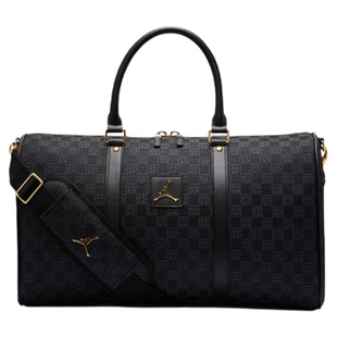 耐克Air Jordan休闲运动旅行AJ老花斜挎拎包单肩包男女FJ6787-011