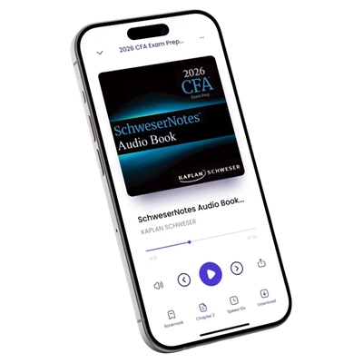 2026年Kaplan官方CFA一级二级三级英文SchweserNotes教材听书音频