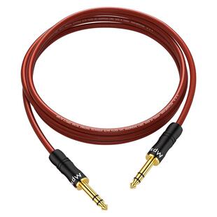 Mps发烧级HiFi音响6.5mm音频线6.35大二三芯立体双声道TRS平衡线
