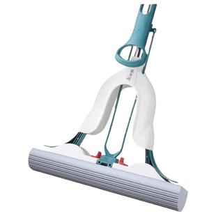 美丽雅一键换头胶绵拖把家用2025新款吸水对折式地拖海棉挤水拖把