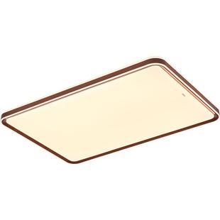 25新欧普LED护眼吸顶灯具饰客厅灯胡桃木中古风木纹护眼观澜TC