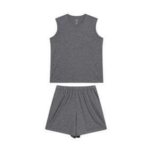 JNBYHOME江南布衣25新品无袖背心女宽松休闲家居服套装纯色睡衣