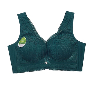 玉姿一族新款7051无钢圈文胸中厚B杯大码调整内衣聚拢美背收副乳