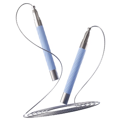 专业自锁调节竞速双轴承钢丝跳绳