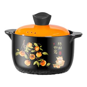 瓷都三彩砂锅耐高温干烧不裂