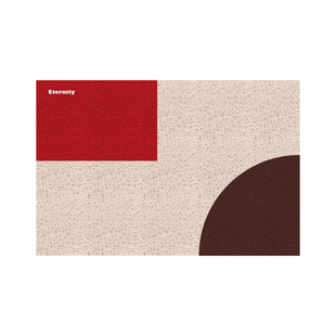 okay舒意几何丝圈入户地垫门口家用可裁剪 pvc耐脏防滑除尘脚垫子