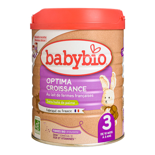 Babybio伴宝乐3段OPTIMA宝宝婴幼儿近母乳有机牛奶粉海外直邮包税