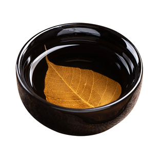 匠仙真木叶盏建盏主人杯对杯男士个人专用茶杯陶瓷茶盏单杯天目盏