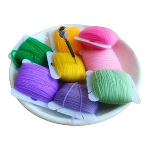 戳戳绣线戳针老式弹力线专用尼龙剁花线手工刺绣线掇花呢绒绣花线