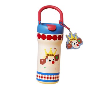 BABLOV儿童卡通保温杯高颜值女吸管杯子大容量便携上学男生水杯