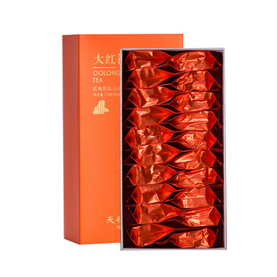 天福茗茶 大红袍乌龙茶 福建武夷岩茶 茶叶送礼礼盒装170g
