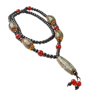 天珠西藏玛瑙项链首饰品