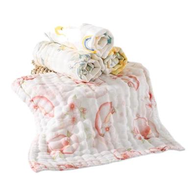 贝肽斯口水巾婴儿新生超软小方巾宝宝洗脸巾纯棉手帕儿童纱布毛巾