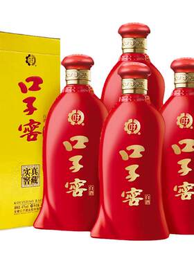 口子窖6年型41度450mL*4白酒手提