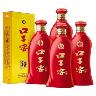 口子窖6年型41度450mL*4瓶六年型安徽白酒整箱婚庆送礼官方旗舰店