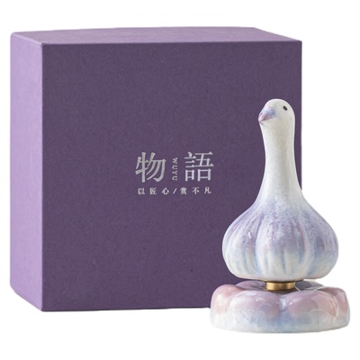 解决不开心，蒜鸟转转摆件