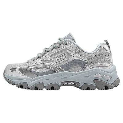 斯凯奇云屿男女款户外登山徒步鞋2025秋季新款缓震透气厚底老爹鞋