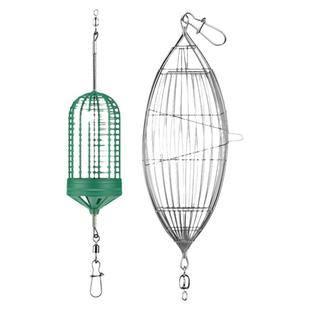 海钓虾笼夜光诱饵笼船钓虾砖304不锈钢打窝器黄鸡深海天平钓组