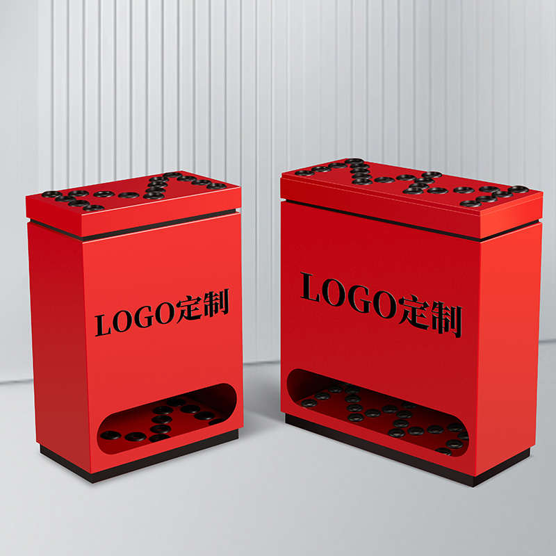 俱乐部金属独牙公杆放杆架球房球杆收纳展示柜多孔落地式桌球杆架