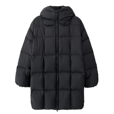 实拍高端！90白鸭绒连帽羽绒服冬