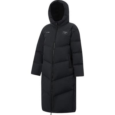 李宁童防泼水男童超长羽绒服