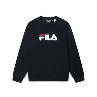FILA 斐乐官方情侣款套头卫衣2026秋季新款休闲宽松针织长袖上衣