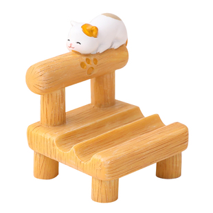 手机支架小椅子桌面摆件可爱创意懒人迷你凳子平板支撑架追剧神器