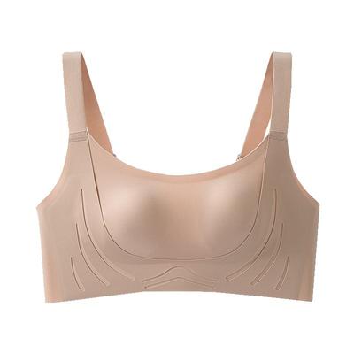 收副乳内衣女薄款大胸显小防下垂