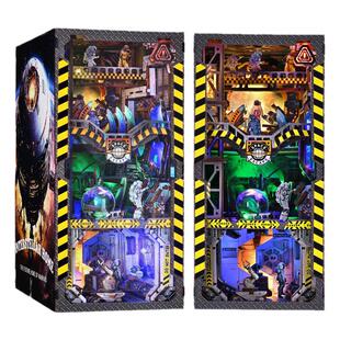 星际宇宙飞船diy手工书立小房子3d拼装航天积木创意闺蜜生日礼物