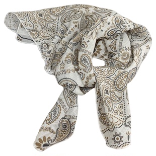 自留软乎乎方巾碎花波点棉麻领巾装饰头巾文艺复古小清新ins腰花