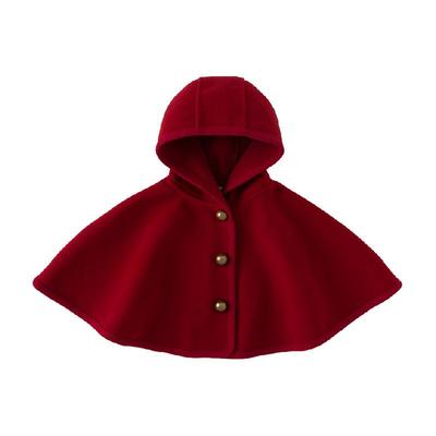 戴维贝拉女童洋气斗篷