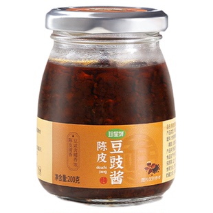 珍星鲜陈皮豆豉酱200g豉汁王调味酱广式豆豉鼓汁蒸排骨酱调料