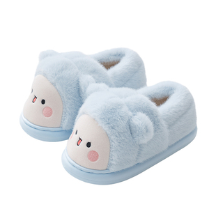 棉拖鞋女士冬季包跟棉鞋女款可爱毛绒拖鞋室内家居保暖厚底新款